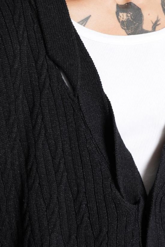 25FW 마리아노 가디건 422177 MGFW25CA01886 Black - MAGLIANO