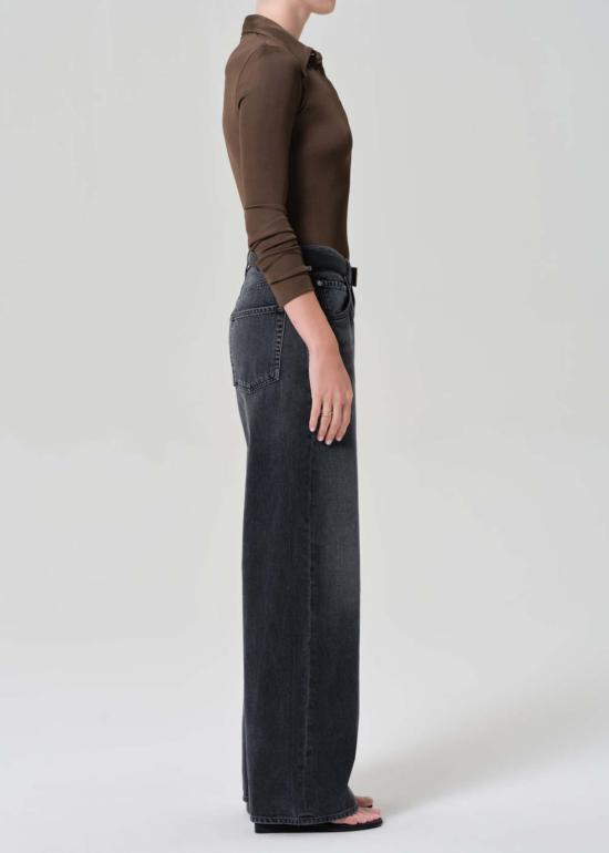  시티즌 오브 휴머니티 데님 팬츠 시티즌스 오브 휴머니티 아일라 배기 진 빈티지 블랙 - CITIZEN OF HUMANITY