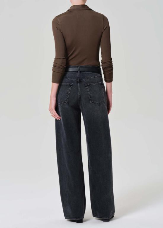  시티즌 오브 휴머니티 데님 팬츠 시티즌스 오브 휴머니티 아일라 배기 진 빈티지 블랙 - CITIZEN OF HUMANITY