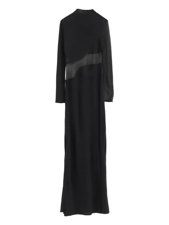 25FW 알라이아 롱 원피스 AA9R2801K061B995 Black - ALAIA