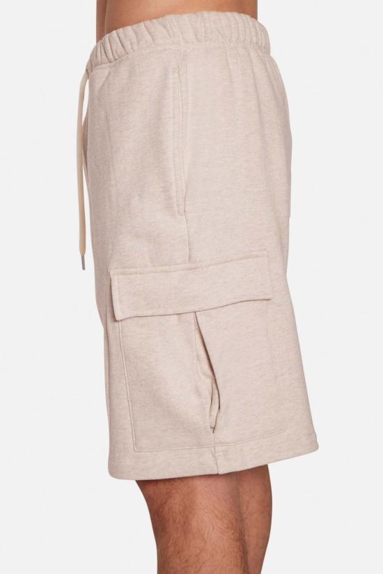  블루&크림 숏팬츠 블루앤크림 반담 카고 쇼트 오트밀 헤더 - BLUE&CREAM