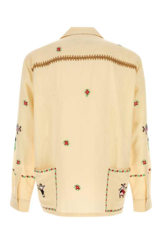 25FW 바지스트 긴팔 셔츠 SR07862 BEIGE YELLOW - BAZISZT