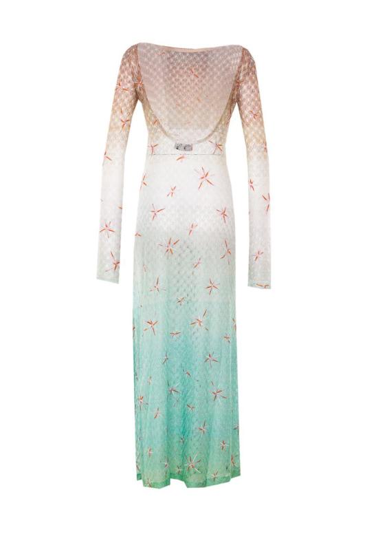26SS 미소니 롱 원피스 MS26SQ0TBR014ESMSMG MULTICOLOUR - MISSONI