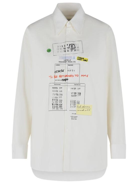 26SS MM6 메종마르지엘라 셔츠 S52DL0237 M35480101 WHITE