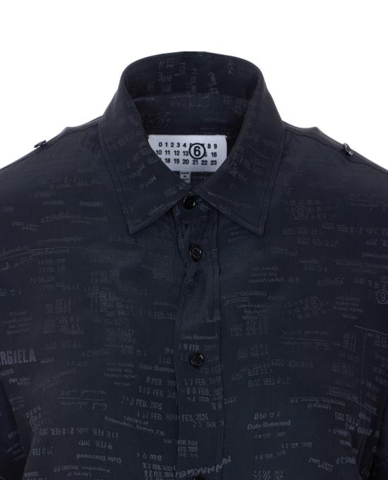26SS MM6 메종마르지엘라 셔츠 S52DT0044M35737002J Black - MM6 MAISON MARGIELA