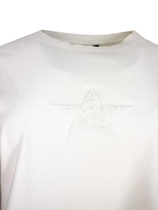 26SS 로레나안토니아찌 반팔 티셔츠 P2666TS16A0101 WHITE - LORENA ANTONIAZZI