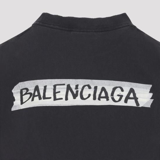 26SS 발렌시아가 반팔 티셔츠 850990 TTVL6 1041 Black - BALENCIAGA