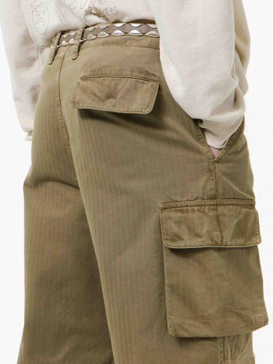 26SS 아워레가시 숏팬츠 M2244MU Uniform Olivbe Herringbone MILITARY GREEN - OUR LEGACY