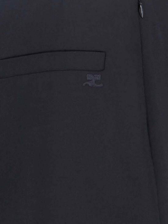 26SS 쿠레쥬 미디 스커트 126CJU333PL01709999 Black - COURREGES