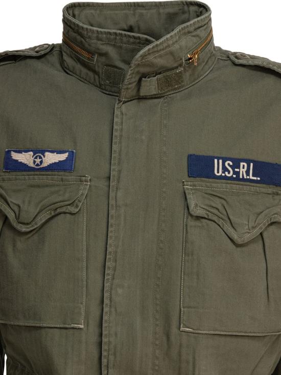 26SS 폴로 랄프로렌 로고 아이코닉 밀리터리 자켓 710961616001OLIVE MOUNTAIN GREEN - POLO RALPH LAUREN