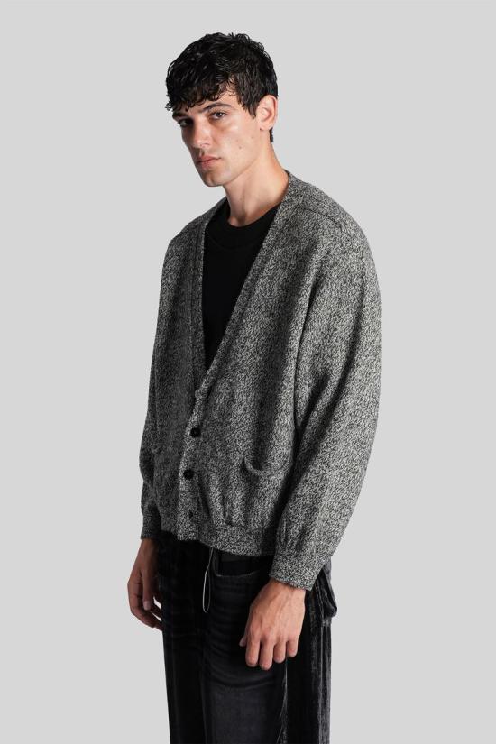 25FW 마리아노 가디건 422176 MGFW25CA01073 Black - MAGLIANO