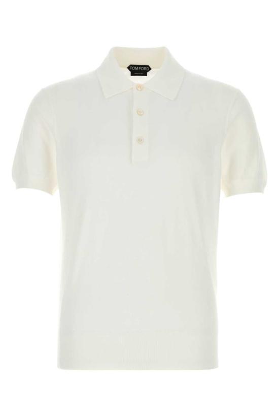 26SS 톰포드 폴로 티셔츠 KPS035YMC040 WAB WHITE