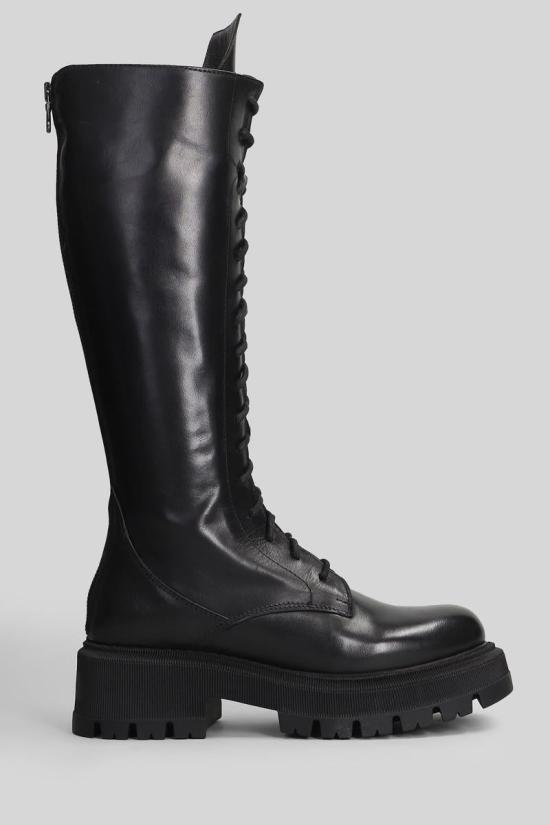 25FW Monroi 부츠 431825 AMAZZONIA Black