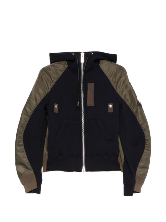 26SS 사카이 후드 티셔츠 26 08343 233 Kaki