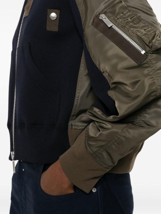 26SS 사카이 후드 티셔츠 26 08343 233 Kaki - SACAI