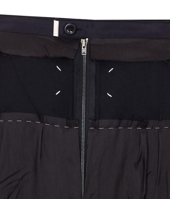 26SS 마르지엘라 미디 스커트 S51ME0048MTN141855 Black - MAISON MARGIELA