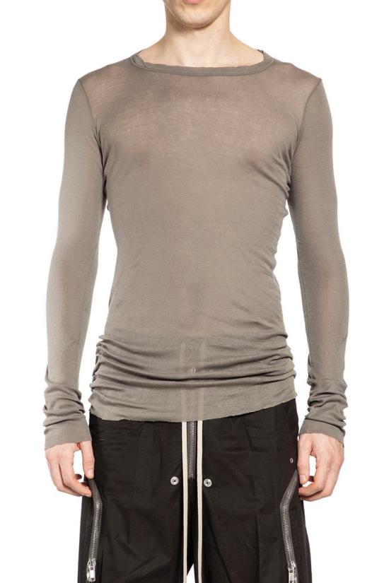 26SS 릭 오웬스 긴팔 티셔츠 RU01F2250MR 34 BROWN