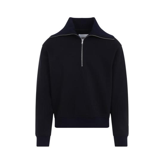 26SS 질샌더 집업 니트 J22GU0146 J20245 401 BLUE