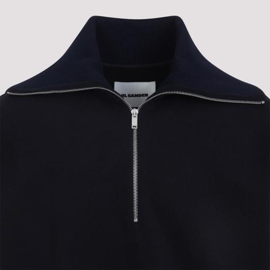 26SS 질샌더 집업 니트 J22GU0146 J20245 401 BLUE - JIL SANDER