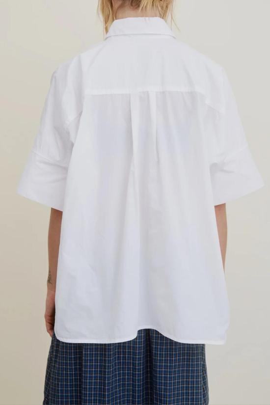  아쿠아리우스 칵테일 블라우스 베스퍼 오버사이즈 셔츠 화이트 - AQUARIUS COCKTAIL