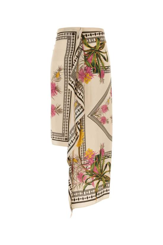 26SS 블루마린 미디 스커트 2G281A F8177 AMBERLIGHTBUBBLE - BLUMARINE