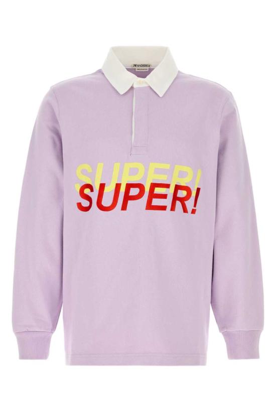 26SS JW앤더슨 폴로 티셔츠 JO0288PG1938 700 PURPLE