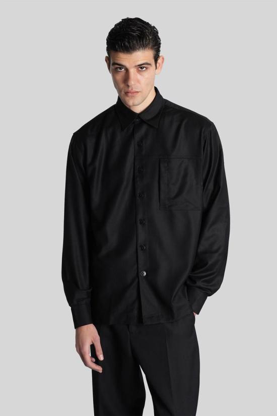 25FW 코스투메인 긴팔 셔츠 432393 Z22 Black