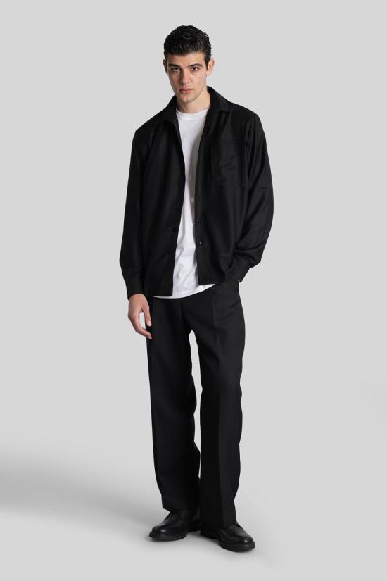 25FW 코스투메인 긴팔 셔츠 432393 Z22 Black - COSTUMEIN