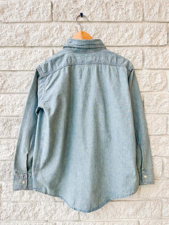  더 그레이트 데님 셔츠 위대한 장인 셔츠 철도 워시 - THE GREAT