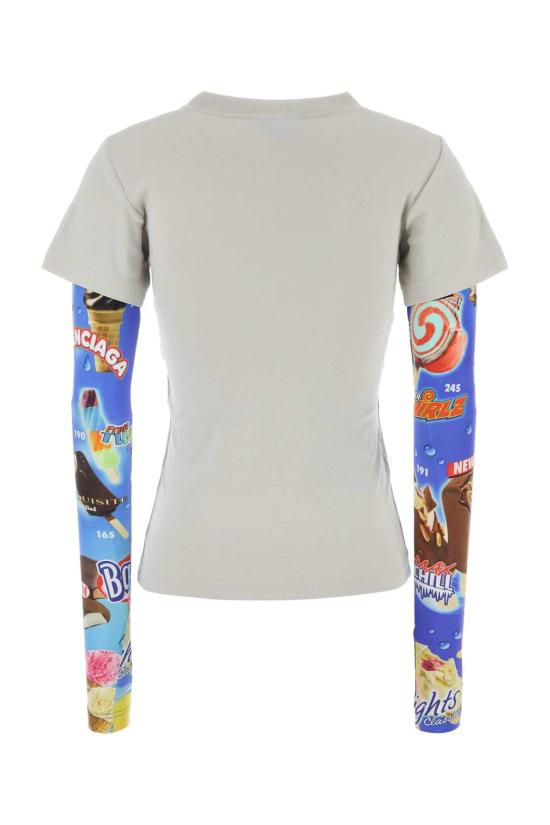 26SS 발렌시아가 반팔 티셔츠 809262TTVN7 9059 Grey - BALENCIAGA