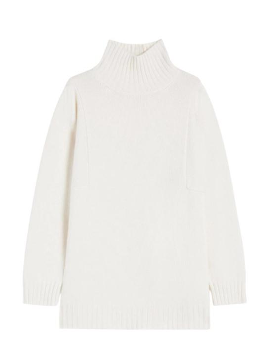 25FW 막스마라 ACETI 아체티 캐시미어 스웨터 2521366022600004 WHITE