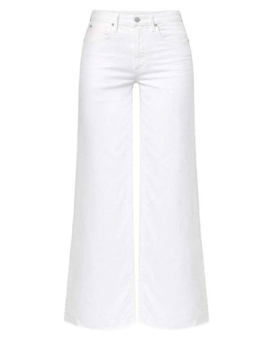  시티즌 오브 휴머니티 데님 팬츠 시티즌스 오브 휴머니티 라이라 와이드 레그 크롭 로우 헴 진 화이트