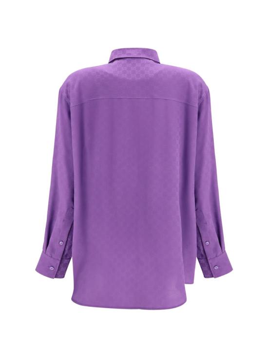26SS 구찌 모노그램 셔츠 837168Z7ATQ 5007 PURPLE - GUCCI