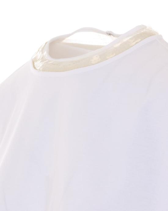 26SS 파비아나 필리피 반팔 티셔츠 JED266F157L90521 WHITE - FABIANA FILIPPI