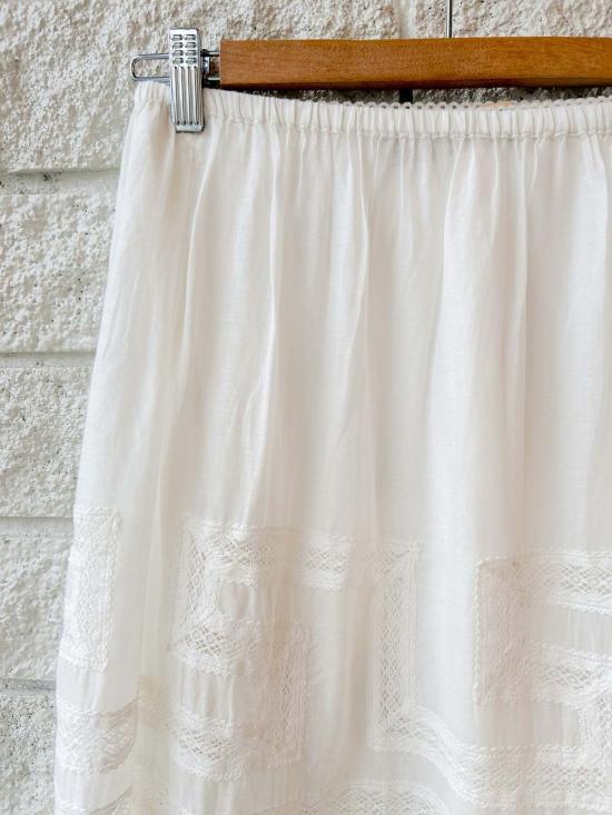  더 그레이트 롱 스커트 위대한. 빅토리아 시대풍의 하얀색 - THE GREAT