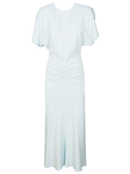 26SS 빅토리아 베컴 롱 원피스 1126WDR005227A 9636 AZZURRO