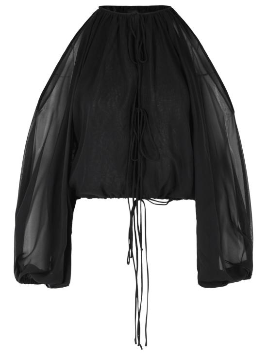 26SS 안다마네 블라우스 T190951A TNS038BLACK Black