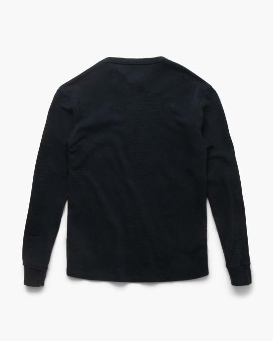  레스 티엔 긴팔 티셔츠 레 티앙 써멀 슬림핏  블랙 - LES TIEN