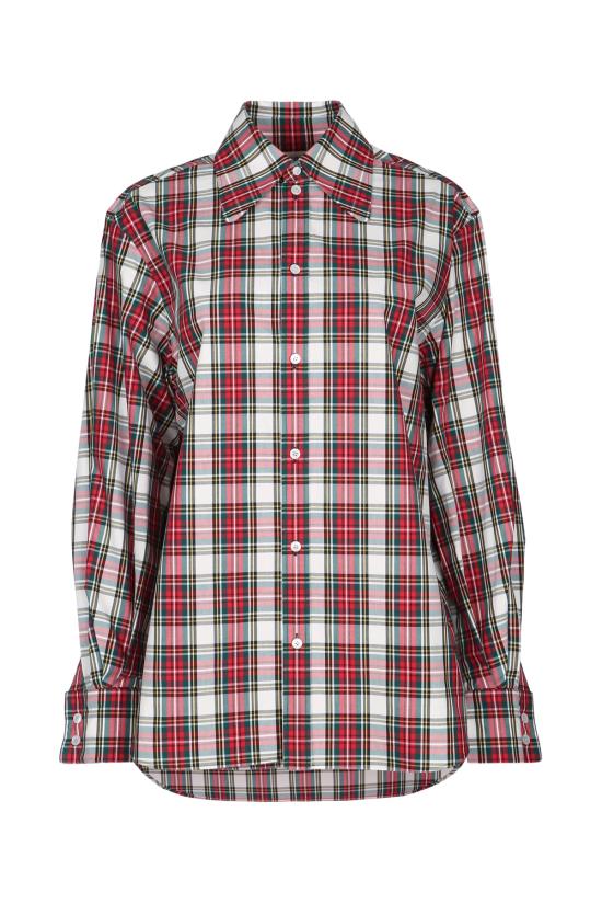 26SS 셀린느 셔츠 RC0C11544 GDN9 WHITEREDGREEN