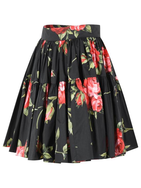 26SS 돌체앤가바나 숏 스커트 F4CB1T HS5UTHN5ZN Black - DOLCE & GABBANA