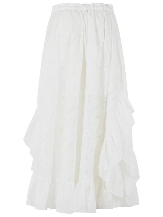 26SS 짐머만 롱 스커트 5770SRS263IVORY Ivory - ZIMMERMANN