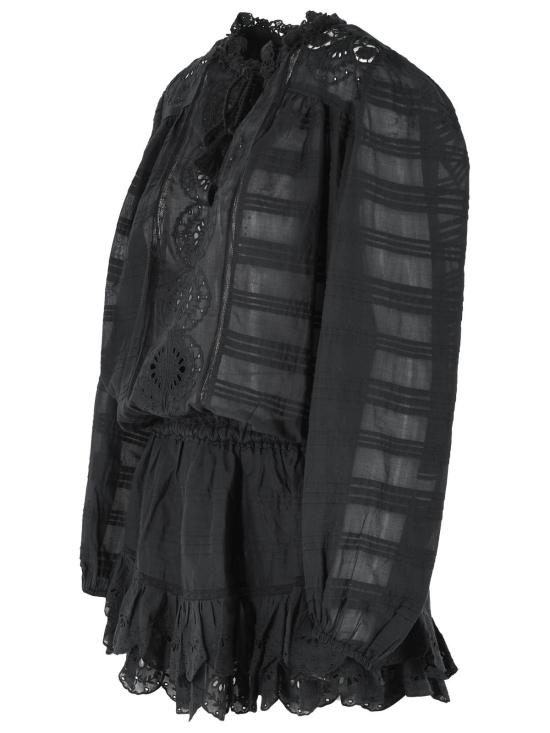 26SS 이자벨마랑에뚜왈 숏 원피스 RO0952FA D1J05E01BK Black - ISABEL MARANT ETOILE