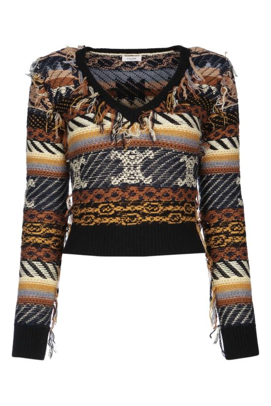 26SS 셀린느 스웨터 RY0Q90V65 19BD BROWNGREY