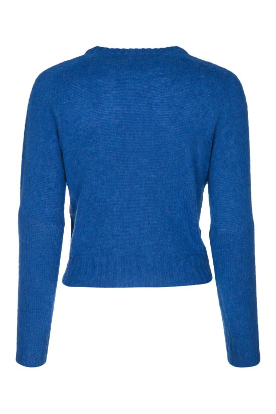 26SS 셀린느 셰틀랜드 울 크루넥 스웨터 RY0KO0904 07BL BLUE - CELINE