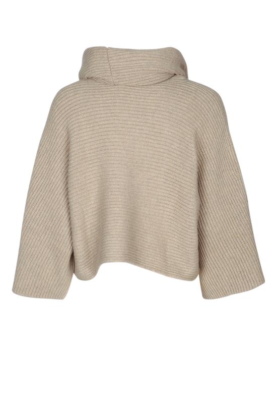 26SS 로로피아나 후드 티셔츠 FAQ9308 D0ZI SILVER BIRCH MEL - LORO PIANA