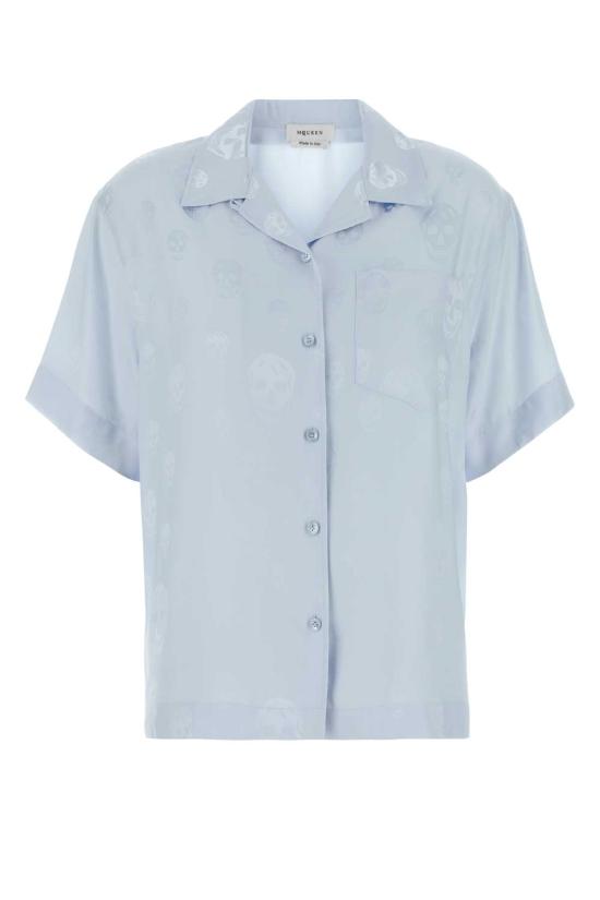 26SS 알렉산더 맥퀸 셔츠 839591QGABJ 4602 Light Blue