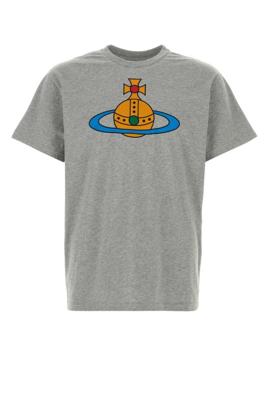 26SS 비비안웨스트우드 반팔 티셔츠 3G01004SJ001M P001 Grey