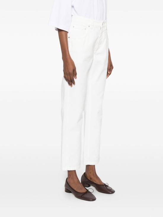 26SS 브루넬로 쿠치넬리 스트레이트 팬츠 M0H81P5847 C600 White - BRUNELLO CUCINELLI