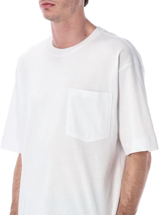 26SS 드리스 반 노튼 폴로 티셔츠 0211103603 001 WHITE - DRIES VAN NOTEN