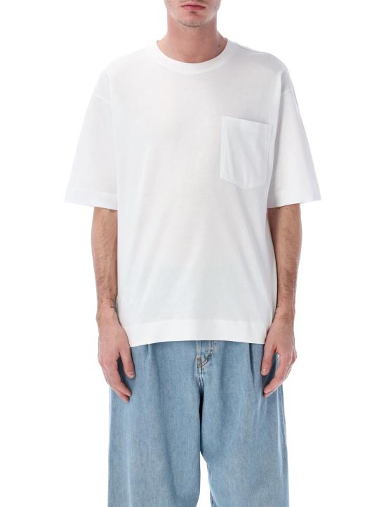 26SS 드리스 반 노튼 폴로 티셔츠 0211103603 001 WHITE